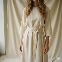 Vestido midi Olea
